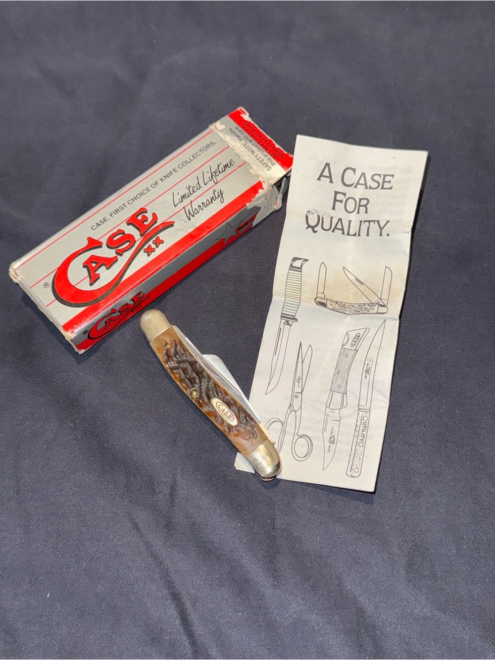 Case XX  New Old Stock In Box Medium Stockman Knife 6318 HP Jigged Bone Tested